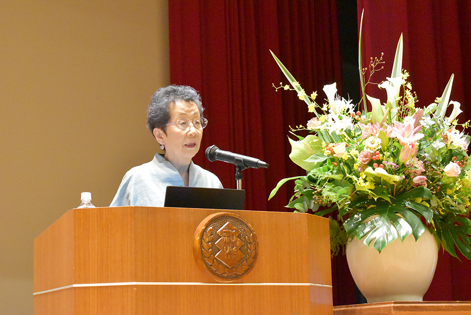 学校法人和洋学園「第8回 創立125周年記念連続講演会」馬渕明子氏による講演会を開催しました